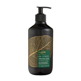 I LOVE Wellness De-Stress Hand and Body Lotion - Moisturizing Lotion for Dry Skin - Vitamin E Lotion - Lemongrass and Eucalyptus Scent - 500 ml | Hidratante para Piel Seca, Con Vitamina E, Aroma Limoncillo y Eucalipto