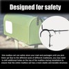 Mailbox Latch and Handle Kit, Thickened Metal Mailbox Door Replacement