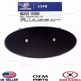 Hyundai Genuine Front Grille Emblem Plate Mount OEM 2012-2017 Hyundai Accent 863591R000