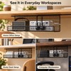 Under-Desk Cable Management Tray for Cord & Power Strip Storage