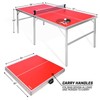 GoSports 6 ft x 3 ft Mid-size Table Tennis Game