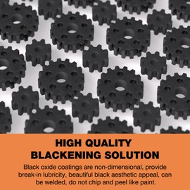 LIIZOUSUDA Black Oxide Coating Kit - Black Oxide Solution, Versatile Blackening Solution for Iron and Steel Alloys Traditional Patina Steel Blue (6.8 oz)