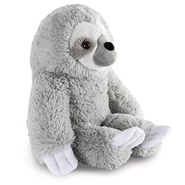 Vermont Teddy Bear Sloth Plush - Oh So Soft Sloth Stuffed Animal, Gray, 18 Inch