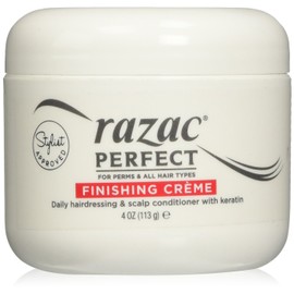 Razac Perfect for Perms Finishing Creme Daily Hairdressing and Scalp Conditioner, 4 Ounce