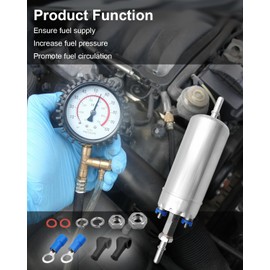 Vaticas Fuel Pump Fit for Ford E350 E450 E550 F250 F350 F450 F550 SUPER DUTY 1998-2002 EXCURSION 2000-2003 Replace 69136 F8149350AA with Adapter