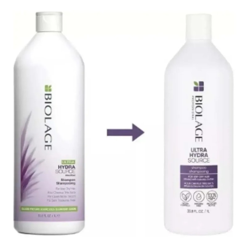 Shampoo Hidratante Vegano Para Cabello Biolage Ultrahydra 1l