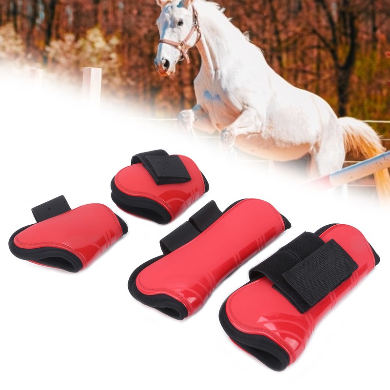 Horse Tendon Boots Thicken PU Shell Protection Horse Boots Horse