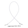 NUOBESTY Mask Lanyard with Elastic Cords 50pcs Metal Barbs Loop