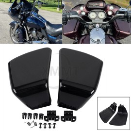 100% After Market Brand New Left & Right Inner Fairing Glove Box Doors For Harley Road Glide 1998-2013 Black