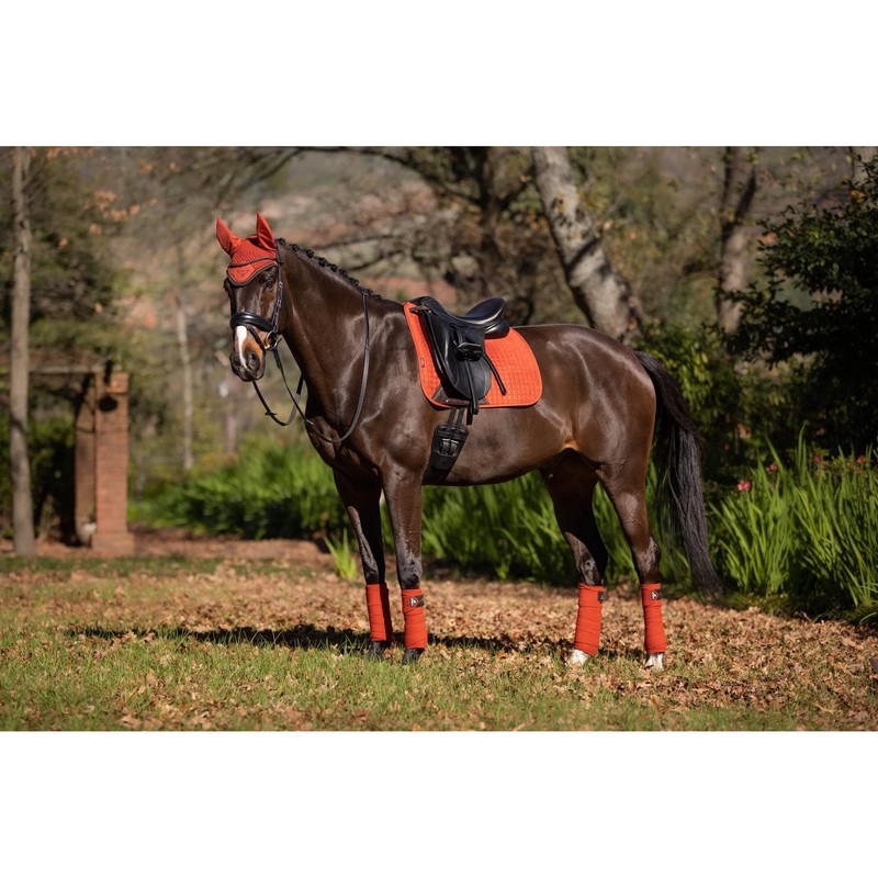 LeMieux Classic Polo Bandages in Sienna with Zipped Case -