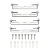 sourcing map Ceiling Light Plate, 75mm 90mm Lighting Fixture Mounting
