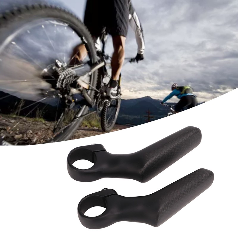 Mountain Bike Handlebars Bar Ends 1 Pair Carbon Fiber 3K