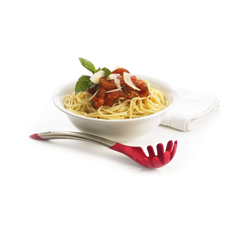 Cuisipro Spagetti Spaghetti Server, 12.25-Inch, Red