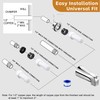 Dreyoo Diverter Tub Spout with Tub Spout Cover Ring, Universal