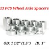 TARAZON 13X Wheel Axle Spacers Kits 1" ID 1.5" OD