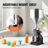 Manual Paste Liquid Filling Machine, 5-50ml Bottle Filler, Adjustable Bottle