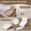 5PCS Wedge Pillow Set for After Surgery,Bed Pillow for Sleeping