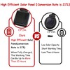 JURASNOW 2PCS Solar Powered Firefly Lights Outdoor Waterproof, Solar Starburst