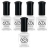 With Shan 60 second nail polish, M60 white, 9ml, 5 pcs / 위드샨 60초 매니큐어, M60화이트, 9ml, 5개