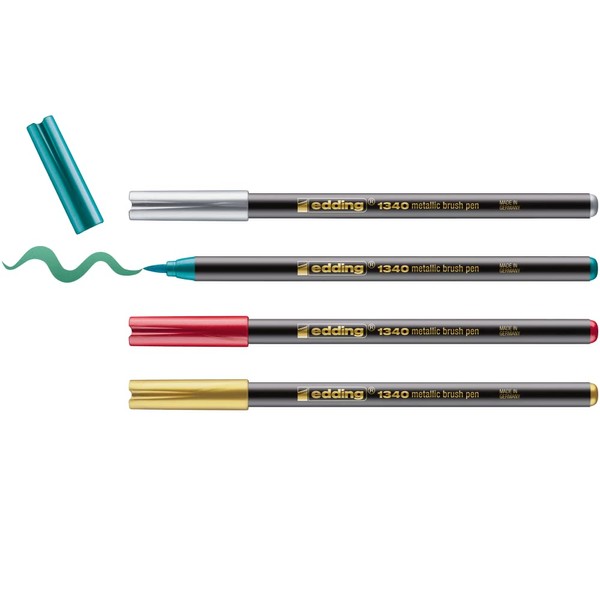 edding 1340 metallic brush pen - Christmas set - 4