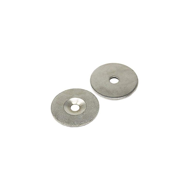 Countersunk Steel Disc for Using Magnets, Hang Artwork or Noticeboards