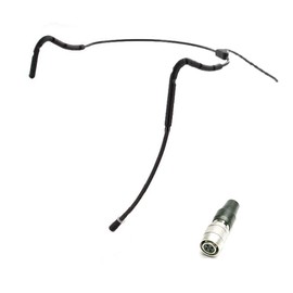 AV-JEFE AVL623 Black Color Professional Mini Sweat Resistant Headset Microphone for Audio-Technica Wireless Systems. New Ergonomic, Flexible Frame, Easily Adjust to Fit