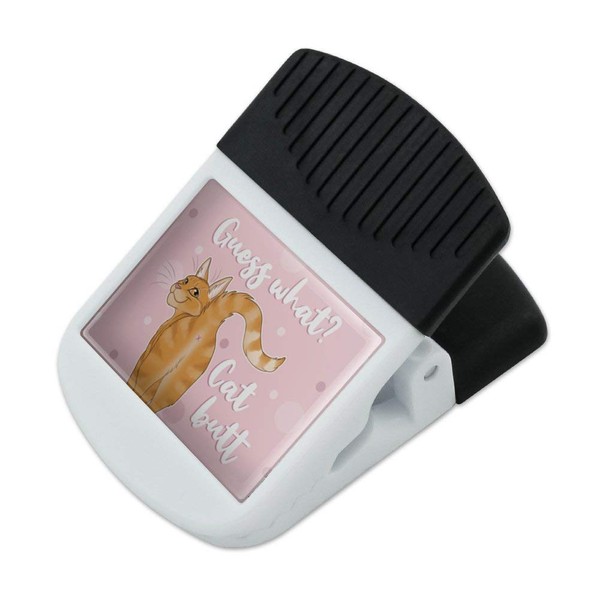 Guess What Cat Butt Refrigerator Fridge Magnet Magnetic Hanging Hook
