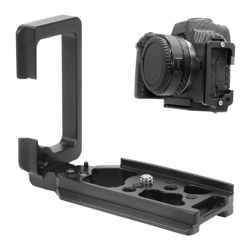 Aluminum Alloy Camera LShape Vertical Shooting Quick Release Plate for