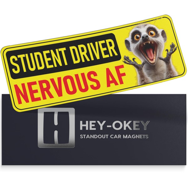 HEY-OKEY Student Driver Magnet for Car - Funny Animals Please