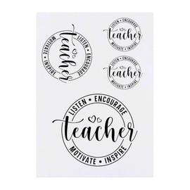 Azeeda 4 x 'Motivationszitat für Lehrer' Temporäre Tattoos - Wasserfest, Hautfreundlich & Ungiftig · Transfers in Verschiedenen Größen (TO00081562)