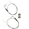 New DEARCOOL 56884-07 42" Throttle Cable and 56885-07 42.5" Idle