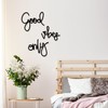 Rajukit Good Vibes Only Metal Wall Decor Inspirational Wall Signs