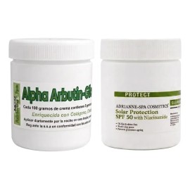 Duo Antimanchas De Crema Arbutina Y Bloqueador Niacinamida