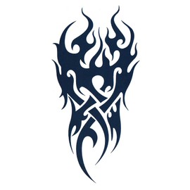 Jagua Tattoos Tattoo Stickers, 2 Weeks Disappearing Henna Tattoos Real Tribal (gz004)
