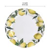Bico Lemon Dreams 11 inch Dinner Plates, Set of 4,