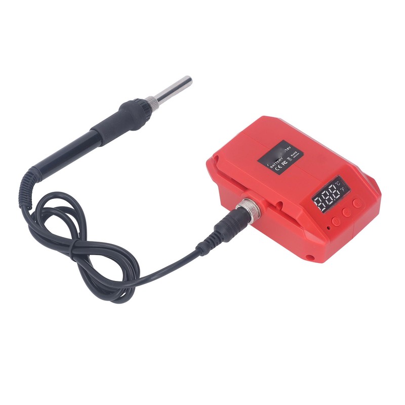 Soldering Iron Digital Display Temp Adjustable Fast Heating Portable DC