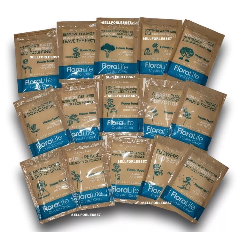 Floral Supply Cut Flower Food Floralife Crystal Clear 200 powdered