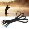 4PCS Fishing Tippet Ring Elastic Fabric Fishing Tippet Spool Ring