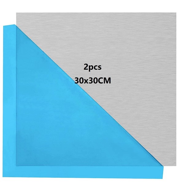 ZOFUN 2 pieces 3 mm aluminium sheet plates, 2 mm,