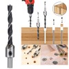 Eeych 7Pcs Countersink Drill Bits HSS with 1 Hex Key