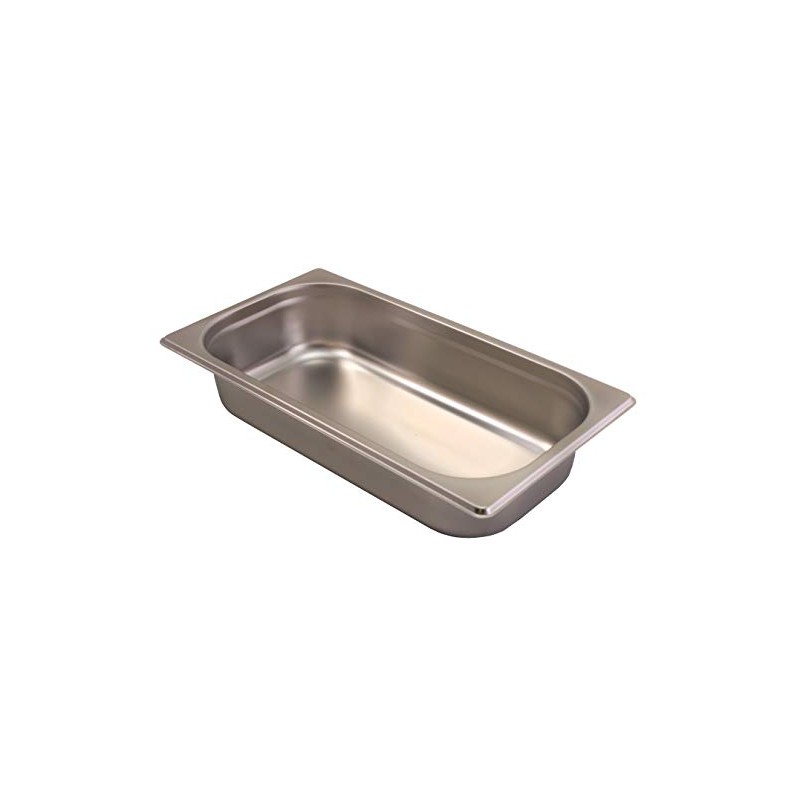 CHEF-HUB Stainless Steel Third Size 1/3 Gastronorm Hotel Pan, Food