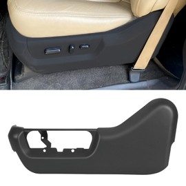 Kozlira Front Left Driver Seat Trim Panel Cover Bezel Compatible with Ford F-250 F-350 F-450 F-550 Super Duty 2011-2016#Replace BC3Z-2562187-AB Seat Switch Panel Power Seat Track Control Cover