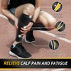CAMBIVO Calf Compression Sleeve Men and Women, Footless Compression Socks