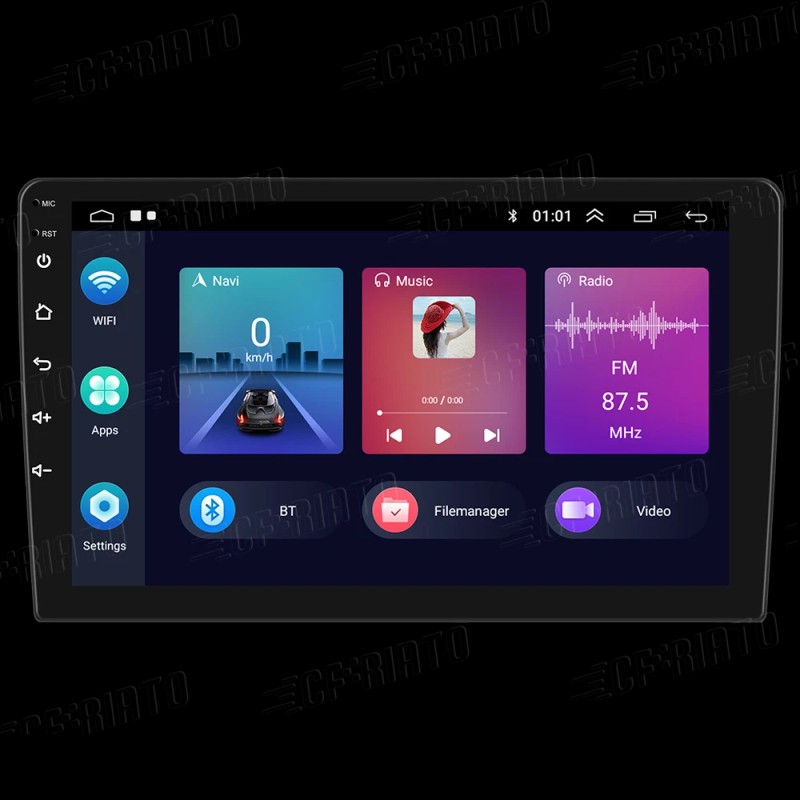 CFRIATO For Toyota Tundra 2007-2013 Sequoia 2008-2018 Android 15 Car