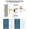 DIHOOL DC Main 100 Amp Circuit Breaker, Battery Disconnect Switch