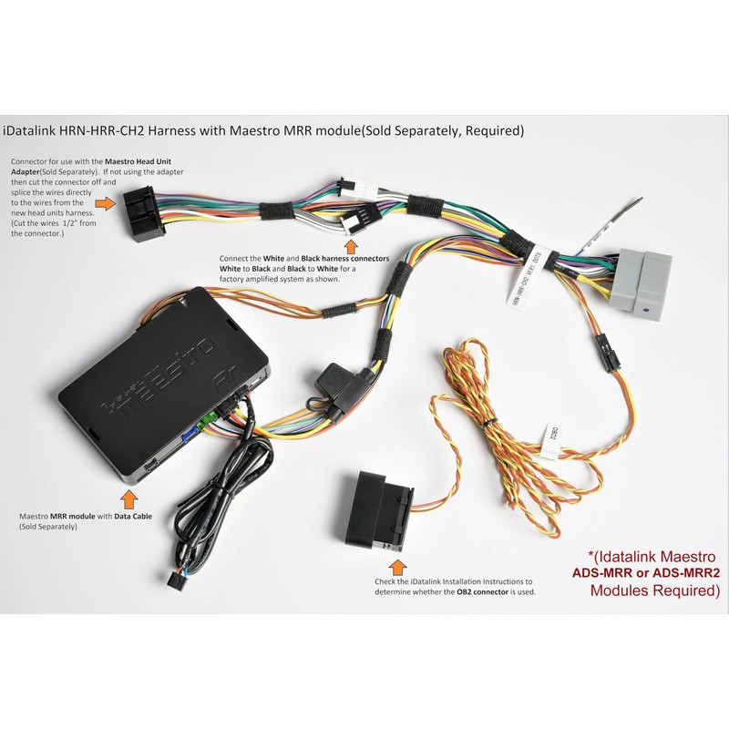 iDatalink Maestro Compatible with Jeep, Chrysler and Dodge CH2 Vehicles