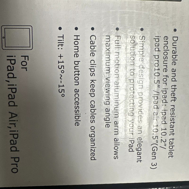 Mount-It! Tablet Wall Mount MI-3774B_G7 with Swing Arm