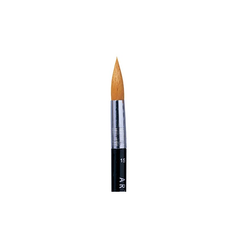 Akashiya GASR #15S Art Sable Short No. 15 Round Brush