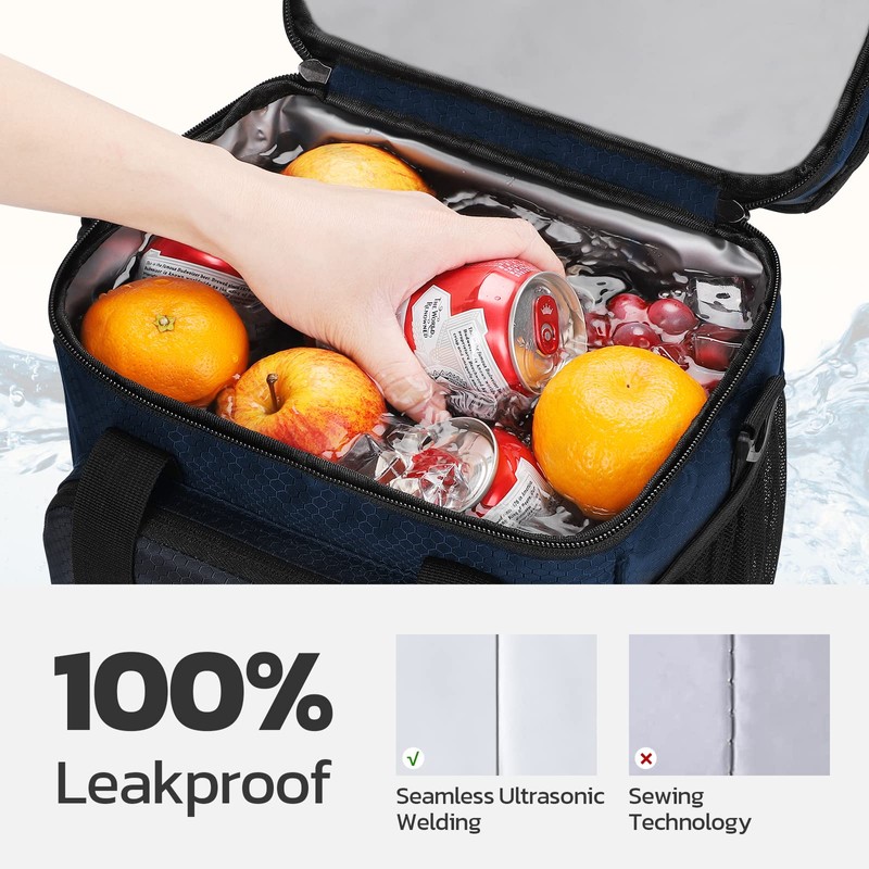 Maelstrom Lunch Box ,Insulated Bag Women/Men,Leakproof Lunch Cooler Tote for