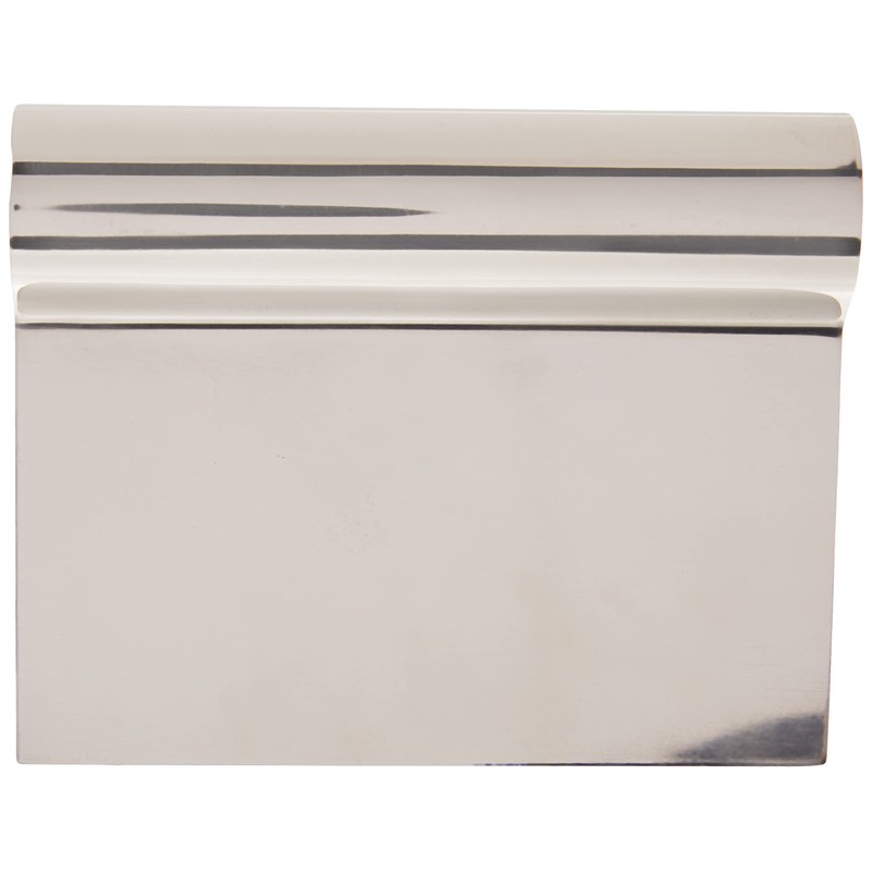 Winco Winware Stainless Steel Dough Scraper with Stainless Steel Handle